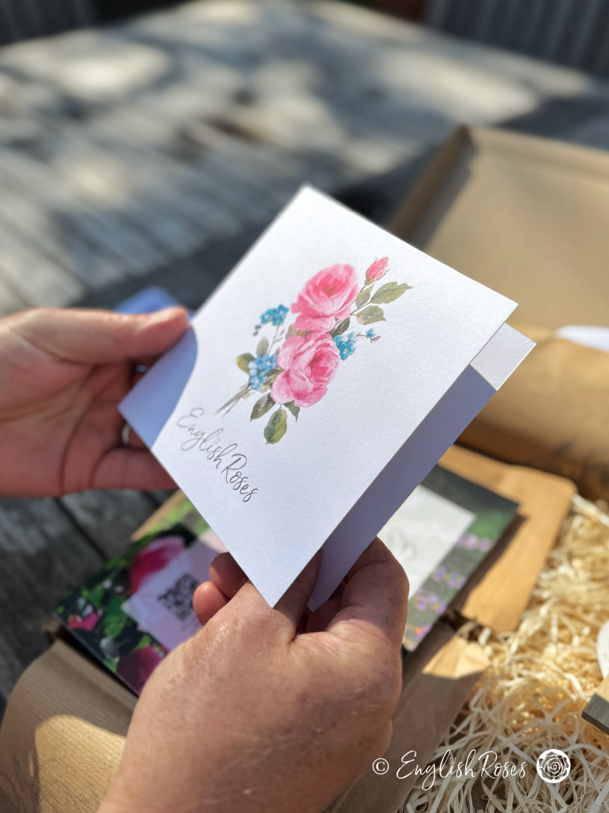 English Roses Father's Day Letterbox Gift Inside1