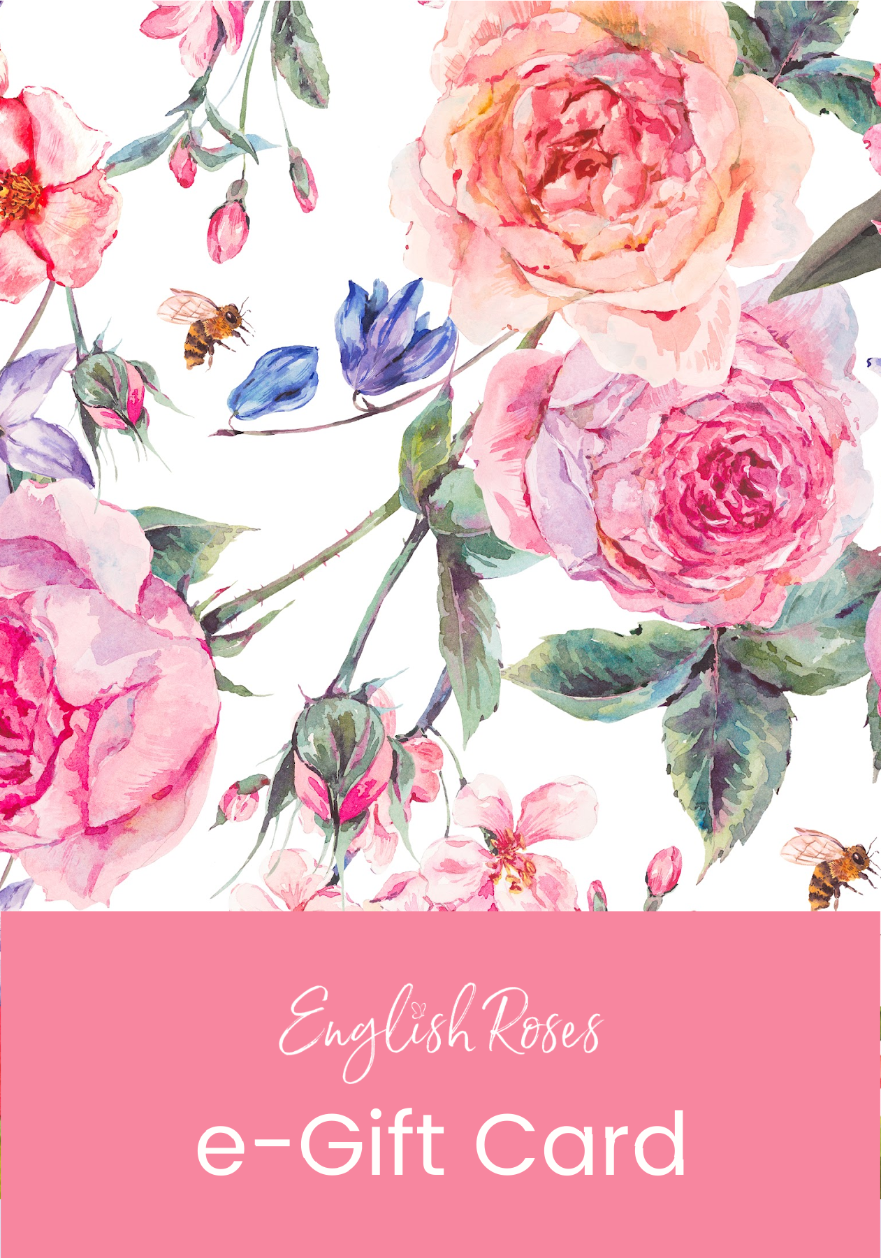 English Roses e-Gift Roses and Bees