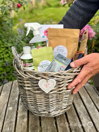 Deluxe Gardener’s Hamper – English Roses Basket Gift