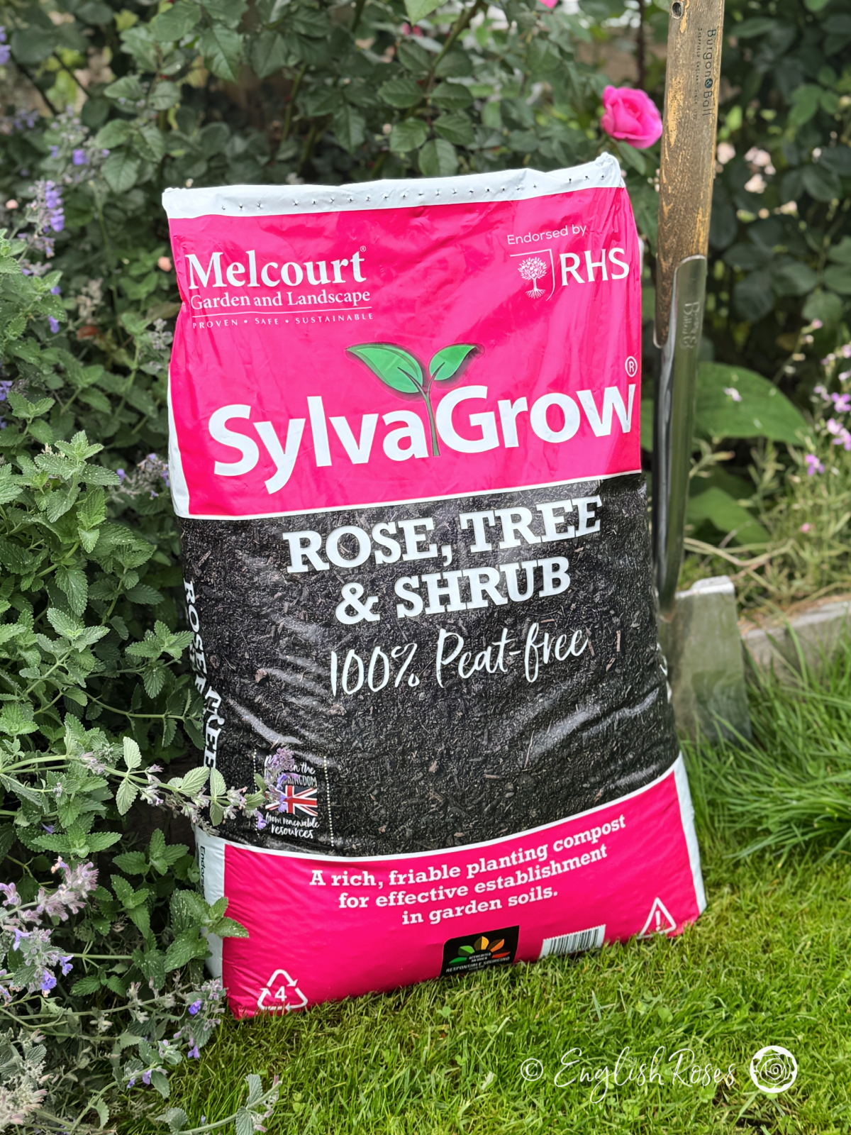 Melcourt Rose, Tree & Shrub Compost English Roses 40L