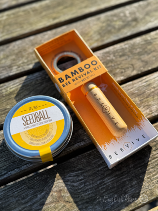 Bee Care Kit Seeds and Beevive Keyring Bamboo 2