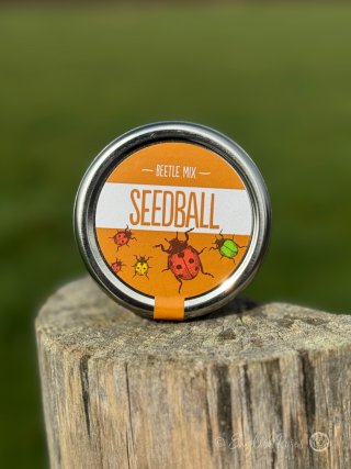Beetle Friendly Mix - Wildflower Seedball Tin